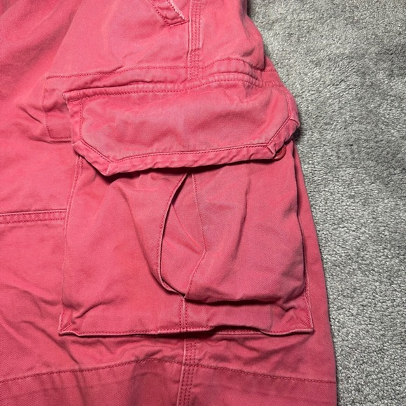 Polo Ralph Lauren Cargo Shorts Mens 36 Pink Classic Chino Multi Pocket Relaxed - Picture 3 of 12